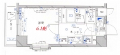 パレステュディオ飯田橋の間取り図