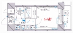 パレステュディオ信濃町の間取り図