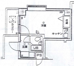 リーセントパレス宮崎の間取り図