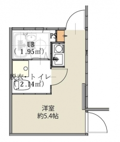 クシェル中村橋の間取り図