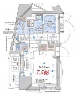 コンシェリア新宿御苑 ＣＲＯＳＳＩＡの間取り図