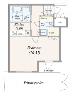 グラーサ西麻布の間取り図