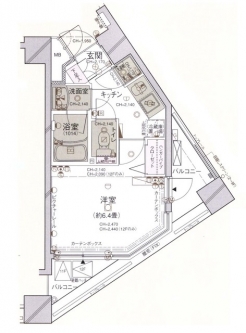 パレステュディオ御茶ノ水の間取り図