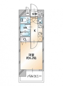 パレステュディオ渋谷ＷＥＳＴの間取り図