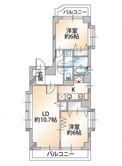 麻布ＫＳビルの間取り図