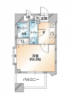 パレステュディオ渋谷ＷＥＳＴの間取り図