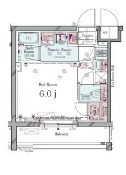 コンシェリア横濱元町 ＴＨＥ ＲＥＳＩＤＥＮＣＥの間取り図