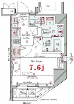 コンシェリア田町の間取り図