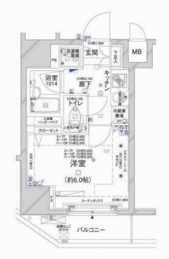 ＣＯＮＣＩＥＲＩＡ新橋の間取り図