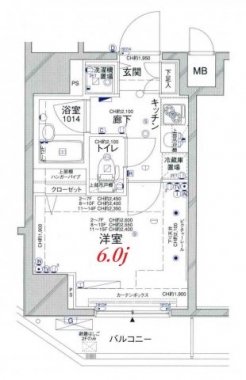 ＣＯＮＣＩＥＲＩＡ新橋の間取り図