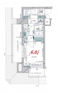 パレステュディオ新宿御苑前の間取り図