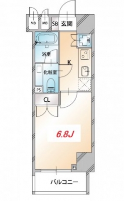 パレステュディオ麹町の間取り図