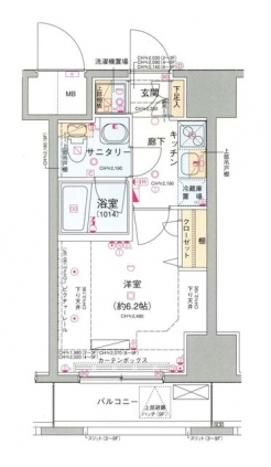 コンシェリア御茶ノ水の間取り図