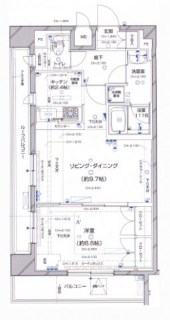 パレステュディオ虎ノ門の間取り図