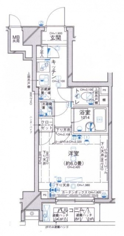 パレステュディオ浜松町の間取り図