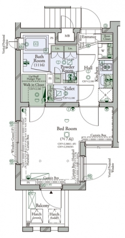 コンシェリア駒沢　ＴＨＥ　ＲＥＳＩＤＥＮＣＥの間取り図