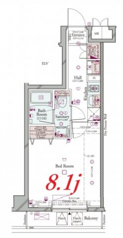 コンシェリア大森 ＴＨＥ ＲＥＳＩＤＥＮＣＥの間取り図