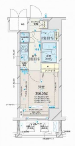 CONCIERIA芝公園（コンシェリア芝公園）の間取り図