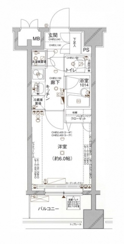 コンシェリア大森山王の間取り図