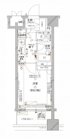 コンシェリア大森山王の間取り図