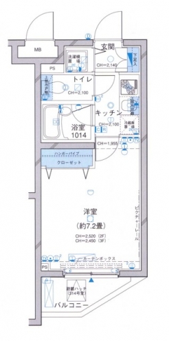 パレステュディオ音羽の間取り図