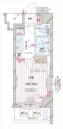 パレステュディオ南麻布の間取り図