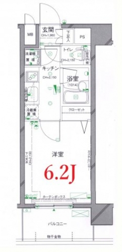 パレステュディオ渋谷ＷＥＳＴの間取り図