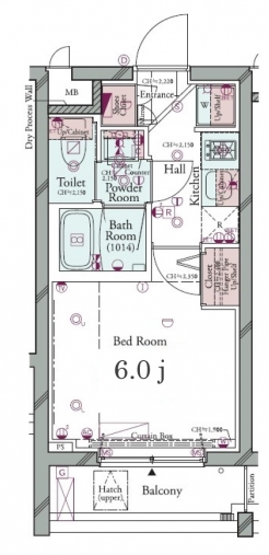 コンシェリア横濱元町 ＴＨＥ ＲＥＳＩＤＥＮＣＥの間取り図