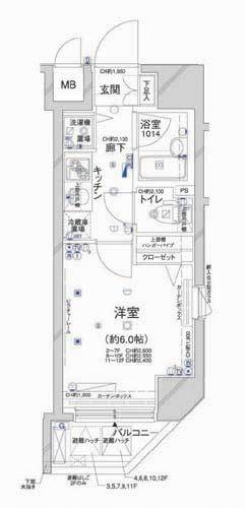 ＣＯＮＣＩＥＲＩＡ新橋の間取り図