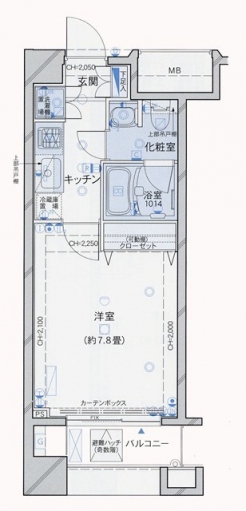 パレステュディオ神楽坂ＣｉｔｙＴｏｗｅｒの間取り図