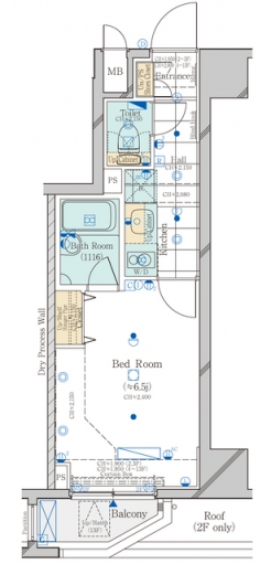 コンシェリア新橋 ＭＡＳＴＥＲ’Ｓ ＶＩＬＬＡの間取り図