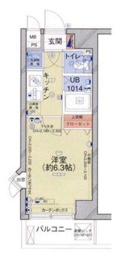 菱和パレス青山南の間取り図