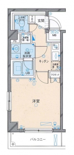 菱和パレス三軒茶屋の間取り図