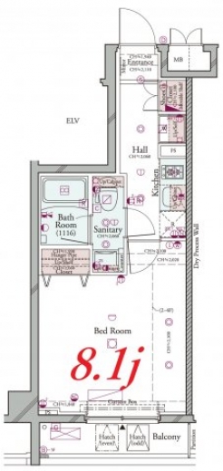 コンシェリア大森 ＴＨＥ ＲＥＳＩＤＥＮＣＥの間取り図