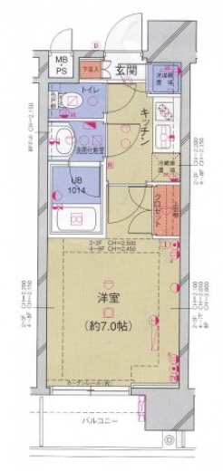 菱和パレス秋葉原駅前の間取り図