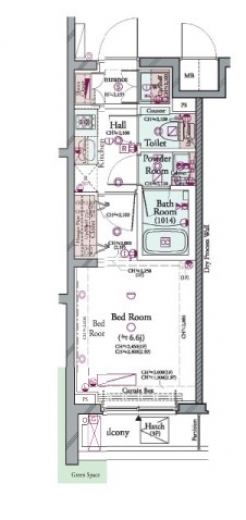 コンシェリア品川南 ＴＨＥ ＧＲＡＮＤ ＲＥＳＩＤＥＮＣＥの間取り図