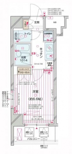 パレステュディオ南麻布の間取り図