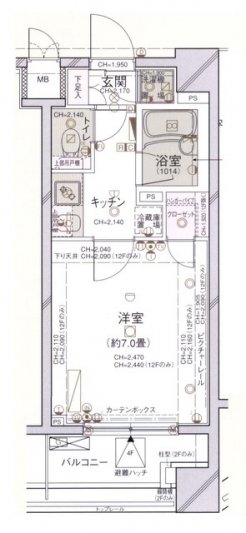 パレステュディオ御茶ノ水の間取り図