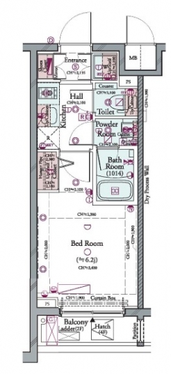 コンシェリア品川南 ＴＨＥ ＧＲＡＮＤ ＲＥＳＩＤＥＮＣＥの間取り図