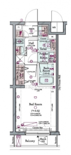 コンシェリア品川南 ＴＨＥ ＧＲＡＮＤ ＲＥＳＩＤＥＮＣＥの間取り図