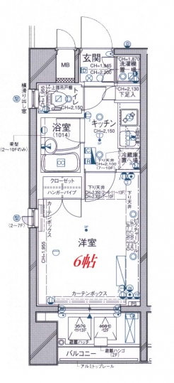 パレステュディオ新宿御苑駅前の間取り図