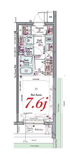 コンシェリア品川南 ＴＨＥ ＧＲＡＮＤ ＲＥＳＩＤＥＮＣＥの間取り図