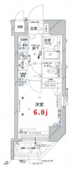 ＣＯＮＣＩＥＲＩＡ新橋の間取り図