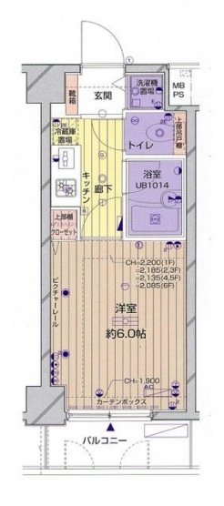 菱和パレス広尾の間取り図