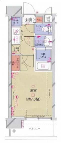 菱和パレス秋葉原駅前の間取り図