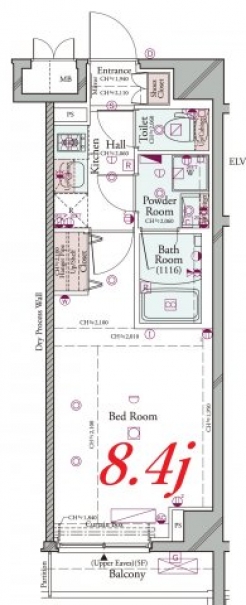 コンシェリア大森 ＴＨＥ ＲＥＳＩＤＥＮＣＥの間取り図