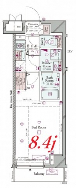 コンシェリア大森 ＴＨＥ ＲＥＳＩＤＥＮＣＥの間取り図