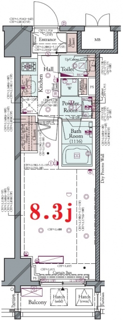 コンシェリア新橋 ＜ＴＯＫＹＯ ＰＲＥＭＩＵＭ＞の間取り図