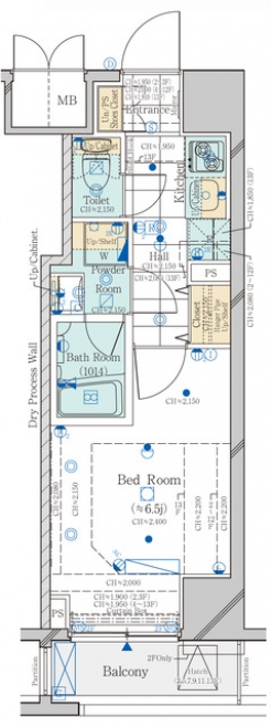 コンシェリア新橋 ＭＡＳＴＥＲ’Ｓ ＶＩＬＬＡの間取り図