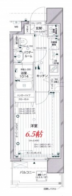 パレステュディオ渋谷本町の間取り図